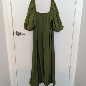 Zara dress with puff arms